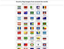Tablet Screenshot of countryflags.org